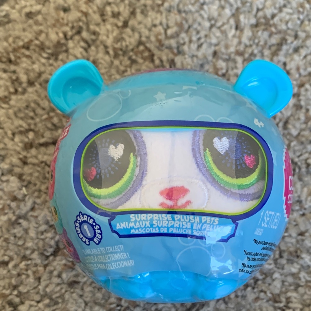 Surprise Plush Pets Blue Blind Ball - Littlest Pet Shop Series 1